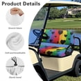 thumbnail image 6 of Aplkyhs Rainbow Love Universal Golf Cart Seat Covers American Pride Month Golf Cart Breathable Material Fit for Most Club Car Golf Cart Front Seat Covers Soft and Comfortable, 6 of 7
