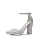 thumbnail image 1 of Zapatos de Tacón Alto Coco para Mujer DREAM PAIRS Brillo Plateado 10 cm, 1 of 8