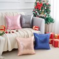 thumbnail image 6 of REGALWOVEN Sequin Throw Pillow Covers, Pack of 2 Glitter Decorative Pillow Cases Personalized Cushion Covers Silver 18" x 18", 6 of 7