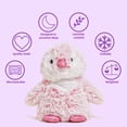 thumbnail image 2 of Peluche de peluche Warmies Pink Penguin, calentable y enfriable, con peso, con peso, con peso, para animales, reconfortantes, con aromaterapia de lavanda, relajantes peluches con peso para la ansiedad, 2 of 4