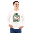 thumbnail image 3 of St Paddys Feeling Lucky Tootsie Owl Long Sleeve TShirt Men Women Brisco Brands X, 3 of 6
