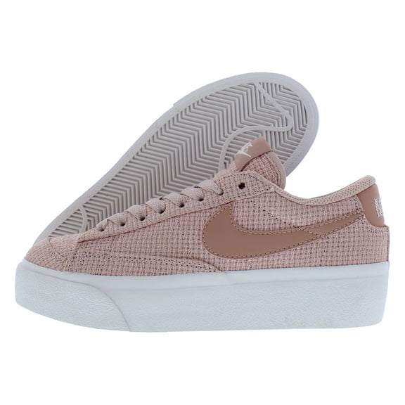 Nike Blazer LoPlatform Ess Womens Shoes Size 5, Color: Pink Oxford/Rose Whisper