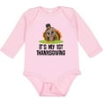 thumbnail image 3 of Inktastic First Thanksgiving Pilgrim Turkey Boys or Girls Long Sleeve Baby Bodysuit, 3 of 5