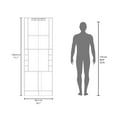 thumbnail image 3 of We Have Furniture Corner Bar Cabinet Cleveland Eco, Living Room, White, 3 of 6