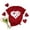 Red, variant on EchfiProm Womens T shirts Short Sleeve Red Graphic Tees Cute Crewneck Valentine Day Tops for Adult