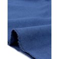 thumbnail image 5 of Unique Bargains Women's Plus Size Denim Dress Wrap Elastic Waist Ruffle Dresses Blue 4X, 5 of 5
