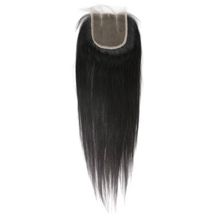 Human Hair Closure Straight 12 4 X4 Free Part Frontal Lace