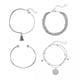 thumbnail image 1 of Pulsera para mujer con charm, cadena de acero, estilo moderno, brazalete, acero inoxidable, lotes, estilo abierto, 1 of 8