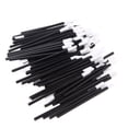 thumbnail image 2 of 50pcs Black Disposable Lipstick Applicators Brushes, 2 of 5