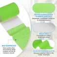 thumbnail image 3 of Uxcell 5.5 Yard x 4 inch Kinesiology Tape, 3 Roll Adhesive Cotton Sports Muscle Support Tapes Waterproof Elastic Tape, Green, 3 of 7