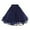 A-Navy72, variant on Women Layered Black Tulle Tutu Skirt Puffy Mesh Elastic High Waist Ruffled Trim One Size Fit Most (S-XL) for Parties Daily Wear