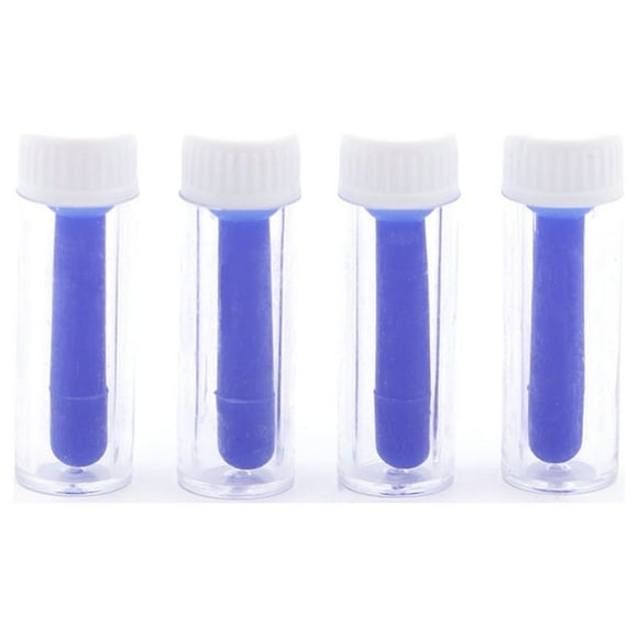 Extractor de lente de contacto hueco de 4 piezas con ventosa de lente de contacto para lente RGP dura (azul)