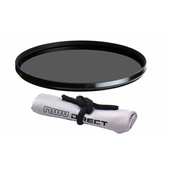 High Grade Multi-Coated, Multi-Threaded, Circular Polarizing Filter (67mm)   Nwv Direct Microfiber Cleaning Cloth. (Alternative For Tiffen Part# 67CP)