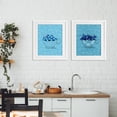 thumbnail image 2 of Stupell Industries Blue Fruits Teacups 2 Piece White Framed Print Under Glass Set design by Susan Lugar, 16 x 13, 2 of 10