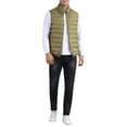 thumbnail image 2 of INSPIRE CHIC Padded Vest for Men's Stand Collar Outwear Winter Packable Zip Up Sleeveless Jacket M Brown, 2 of 6