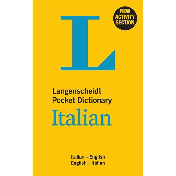Langenscheidt Pocket Dictionaries Langenscheidt Pocket Dictionary Italian: Italian-English/English-Italian, (Paperback)