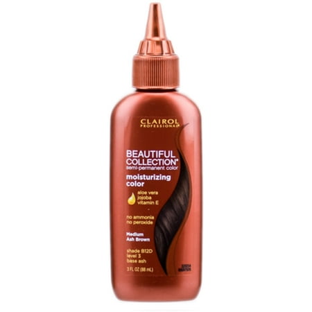 Clairol Professional Beautiful Collection Semi-permanent Hair Color, Medium Ash Brown B12D, 3