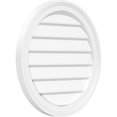thumbnail image 4 of Ekena Millwork GVPRO36X3602SN Round Surface Mount PVC Gable Vent, 36"W x 36"H, Factory Primed White, 4 of 4