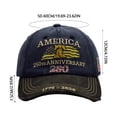 thumbnail image 3 of United States 250th Anniversary Hat,250th Anniversary Hat 1776-2026 Eagle Embroidery Patriotic Baseball Cap,250 Anniversary USA Hat for Men Women, 3 of 3
