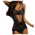thumbnail image 2 of uublik Valentines Lingerie Set for Women Bodysuit Plus Size Sexy Naughty Babydoll Lace, 2 of 5