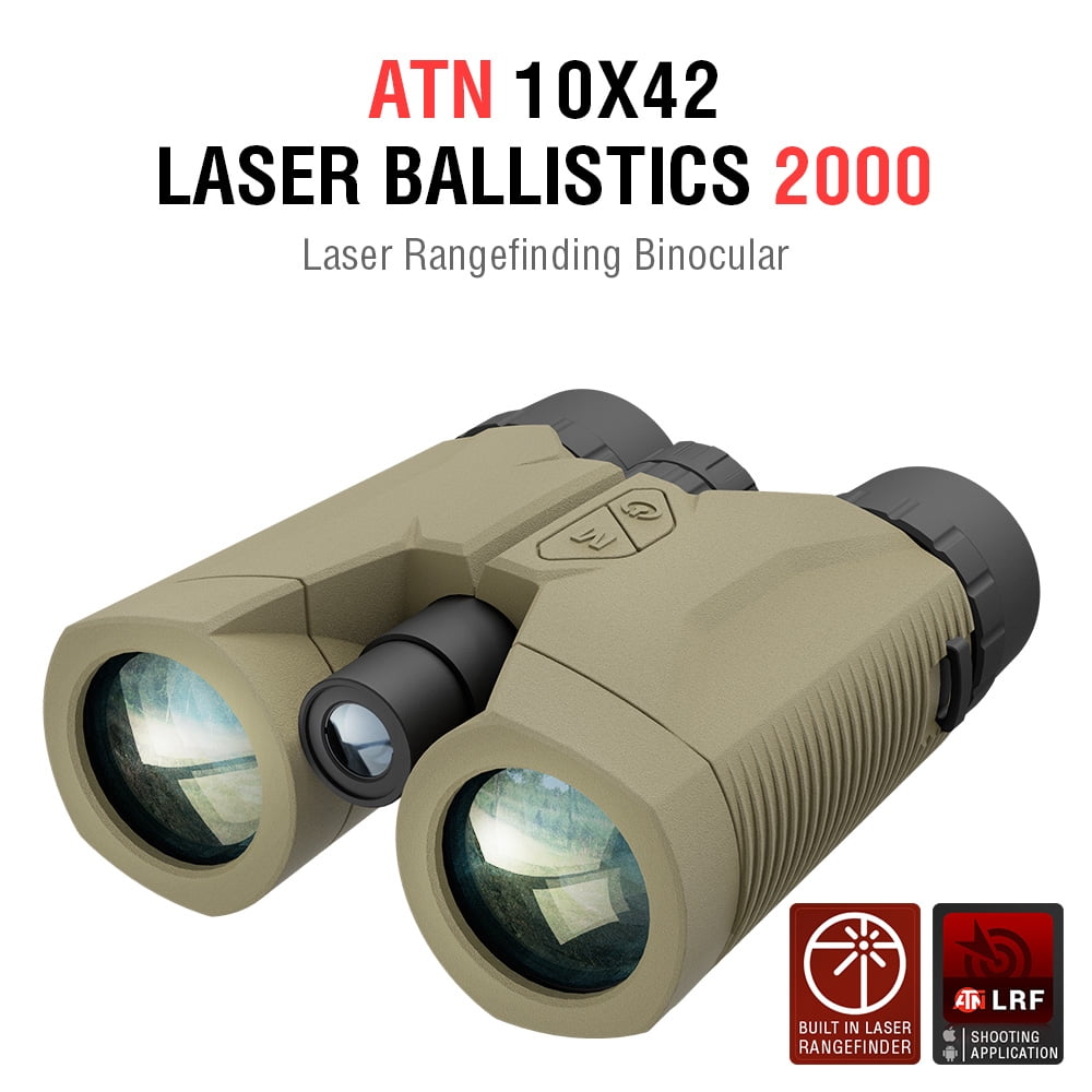 ATN 2000 Ballistic Rangefinder Binoculars 10x 42mm