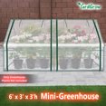 thumbnail image 3 of YardGrow 3'L x 6'W x 3'H Portable Mini Greenhouse Gardening Flower House Plants Yard Hot Herb, 3 of 3