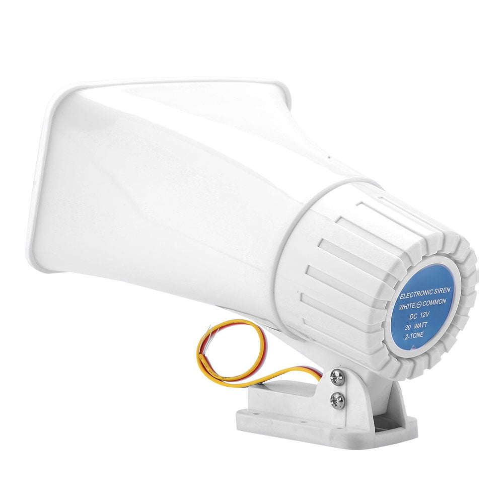 150 DB Wired Alarm Siren Horn - 12V DC Dual Tone Security Siren For Home Burglar Alarm Systems