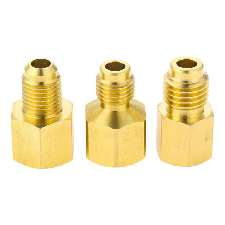 2023 New 6 Pieces/set Air Conditioning Refrigerant Compact Ball 1/4 Inch  for R410A R134A R12-R22 HVAC Tank-Vacuum Pump Adapter - AliExpress
