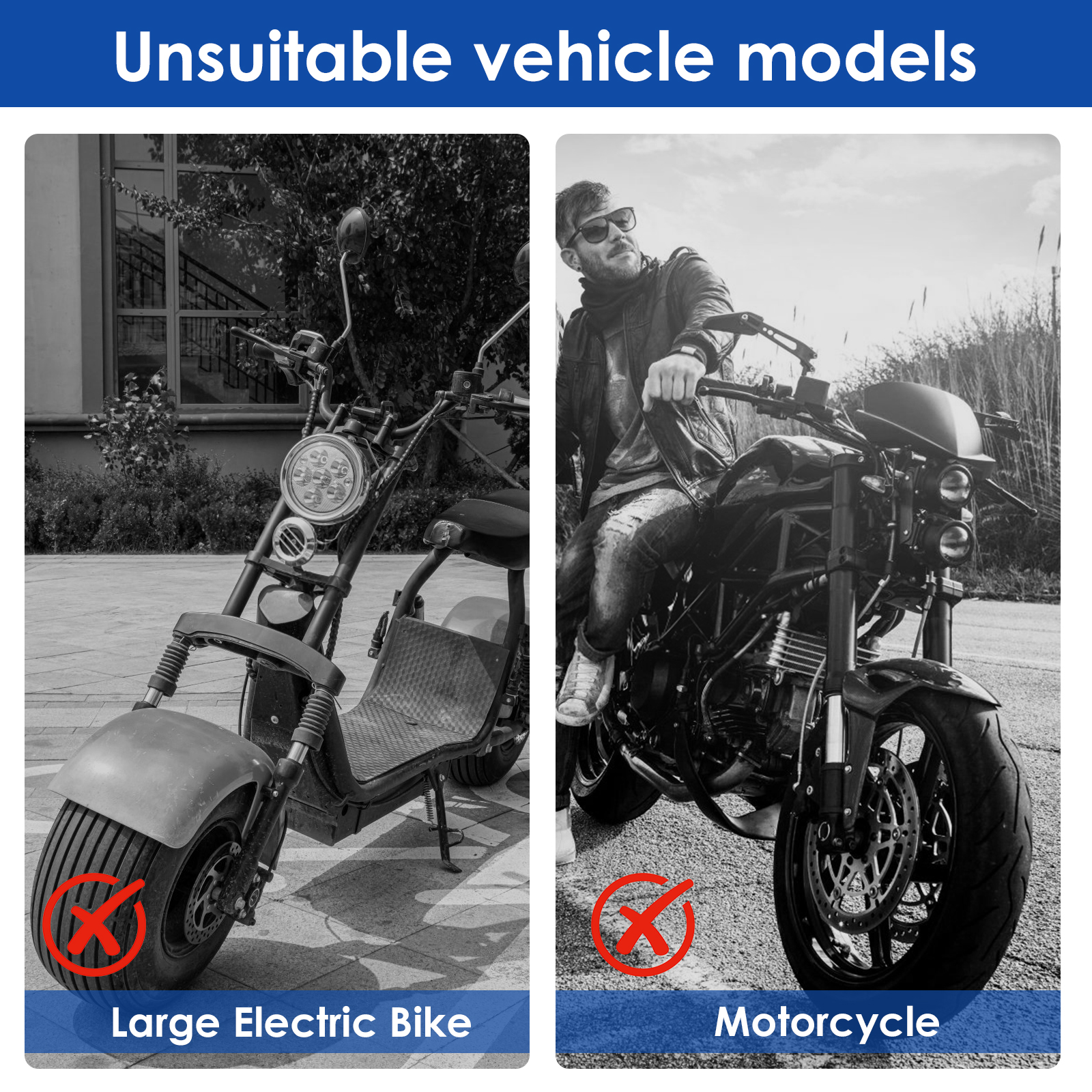 OKYMOTOR Heavy Duty Bike U-Lock with Bracket photo 7