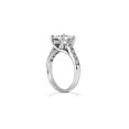 thumbnail image 2 of 2 1/4ct Princess Cut Diamond Engagement Ring 14K White Gold, 2 of 3