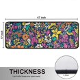 thumbnail image 5 of Kitchen Rugs Sets Of 2,Pioneer Flower Floral Print Pattern Anti Fatigue Kitchen Mat Rugs Non Slip Washable,Decorative Kitchen Floor Mats for Kitchen,Sink,Laundry,17"x47"+17"x47", 5 of 5