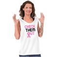 thumbnail image 4 of Breast Cancer Check Them Out BCA Womens Plus Size Graphic Tank Top Brisco Brands 3X, 4 of 5