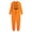 90-Orange, variant on Halloween Onesie Adult Matching Pajamas For Couples Soft and Cozy Flannel Sleepwear, Unisex Hooded Jumpsuit Zipper Closure for Holiday Party