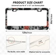 thumbnail image 3 of Coolnut Skull License Plate Frames 2 Pack, Waterproof Aluminum Alloy Car Tag Holder 2 Holes License Plate Covers with Screw Caps Auto Accessories Home Decor, 3 of 7