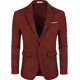 thumbnail image 4 of Trajes casuales para hombre, chaqueta deportiva de lino, chaqueta individual, solapa con muescas, traje masculino para verano, playa, vestidos de boda, fiesta, disfraces de lino, 4 of 4