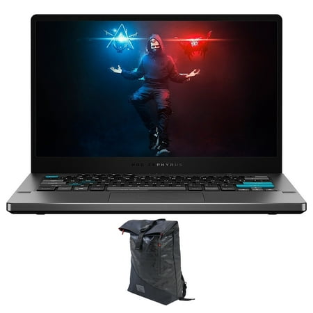 ASUS ROG Zephyrus G14 AW SE Gaming/Entertainment Laptop (AMD Ryzen 9 5900HS 8-Core, 14.0in 120Hz 2K Quad HD (2560x1440), GeForce RTX 3050 Ti, Win 11 Pro) with Voyager Backpack