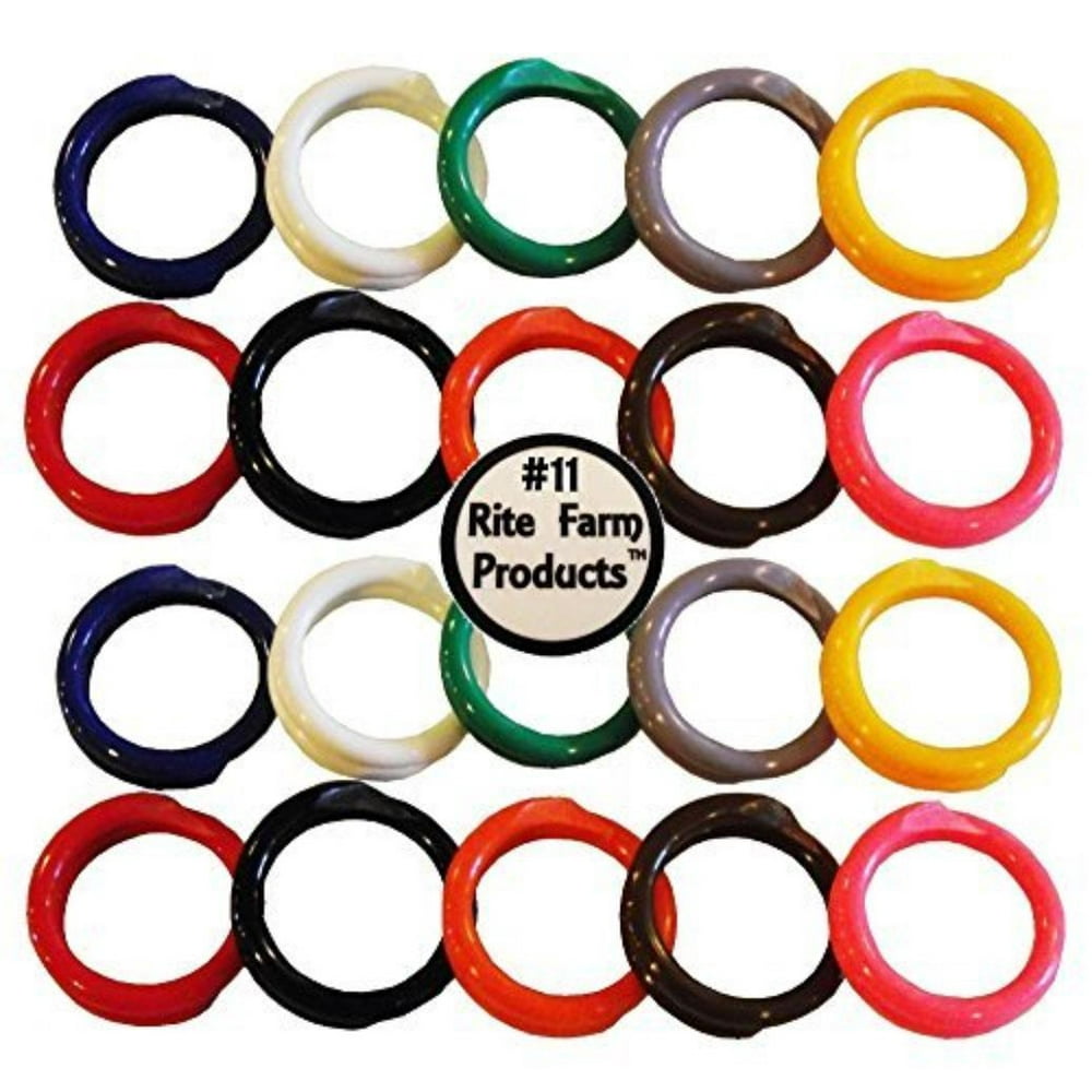 20 MULTI COLORED 11 LEG BANDS 11/16" CHICKEN POULTRY CHICK QUAIL PIGEON DUCK, ♥ This listing is