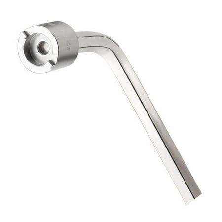 

Fovolat Lug Wrench Crankset Disassembly Wrench L Type Socket Wrench Universal Elbow Wrench Repair Tool Universal Socket Wrench Set Pipe Sleeve Spanner with Portable Roll-up Pouch in style