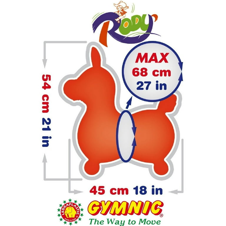 Gymnic Rody Horse Inflatable Bounce & Ride for Kids, Matty's