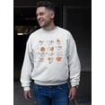 thumbnail image 2 of Celestial Zodiac Emoji - Astrology Horoscope Constellation Men's Sweatshirt, 2 of 4