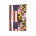 thumbnail image 5 of Garden Flag Grunge America Maryland Flag Double Sided Small Yard Holiday Garden Flag for Outside Decor 12.5x18 Inch Fillet, 5 of 7
