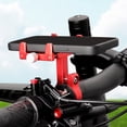 thumbnail image 3 of Aluminum Alloy Mobile Phone Holder Bicycle Navigation Shockproof Fixed Bracket black, 3 of 8