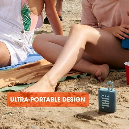 JBL - GO3 Portable Waterproof Wireless Speaker - Teal
