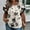 Black, variant on Plus Size Women's Clothes 4X Under $10 Casual Oversize Floral Summer Round-Neck Hooded Short Sleeve Blouse T-shirt