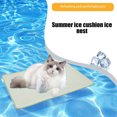 thumbnail image 5 of Pet Cooling Mat, Summer Dog Cooling Mat Washable Self Cool Pad for Small Dogs and Cats, Portable Breathable Pet Sleeping Pad for Crate, Bed, Indoor & Outdoor Floor, 5 of 8