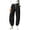 *Black, variant on ClodeEU Women's Polka Dot Print Drawstring High Waist Jogger Pants,Casual Tapered Ankle Sweatpants with Pockets ,Women's Plus L