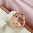 thumbnail image 4 of Qarigey Anillo de mujer, cobre hueco, decorativo, para adultos, joyería de mano, elegante, exquisito, colgante, decoración artesanal Ropa, zapatos y accesorios Miscelánea Talla 9 Qarigey  AP014941-03, 4 of 6