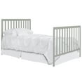 Dream On Me Edgewood 4in1 Convertible Mini Crib, Cool Grey