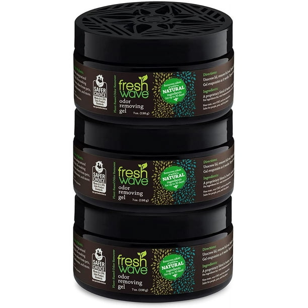 Odor Removing Gel, 7 oz., 198 g (Pack of 3) Odor Absorbers for Home