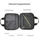 thumbnail image 4 of Inteprter Bolsa de transporte de almacenamiento Estuche de libros portátil Correa de hombro desmontable Bolsa de protección de documentos con asa Carpetas de archivos, 4 of 6